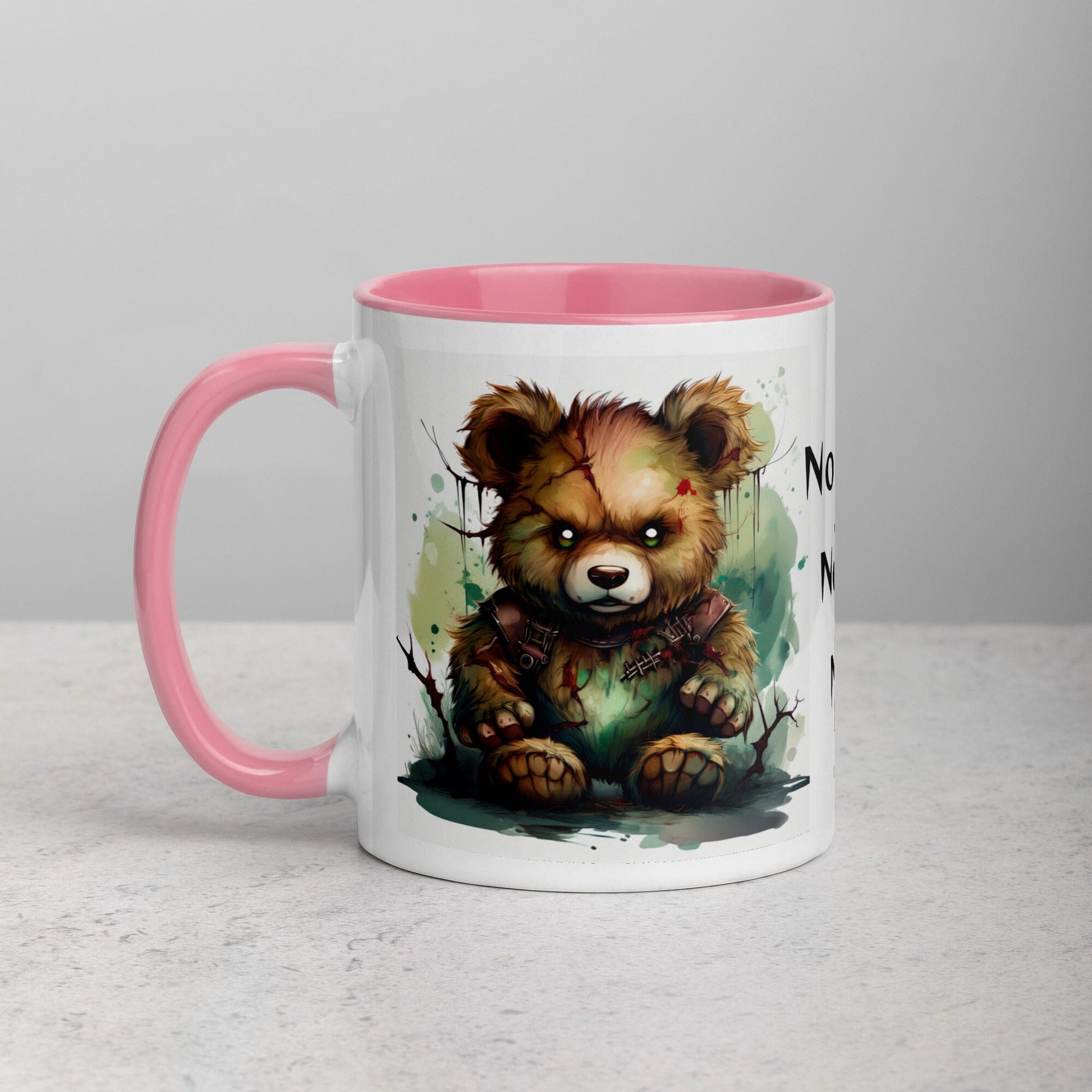 Bear Coffee Mug with Colored Interior - Ceramic Mug Drinkware Savvishly Savvique