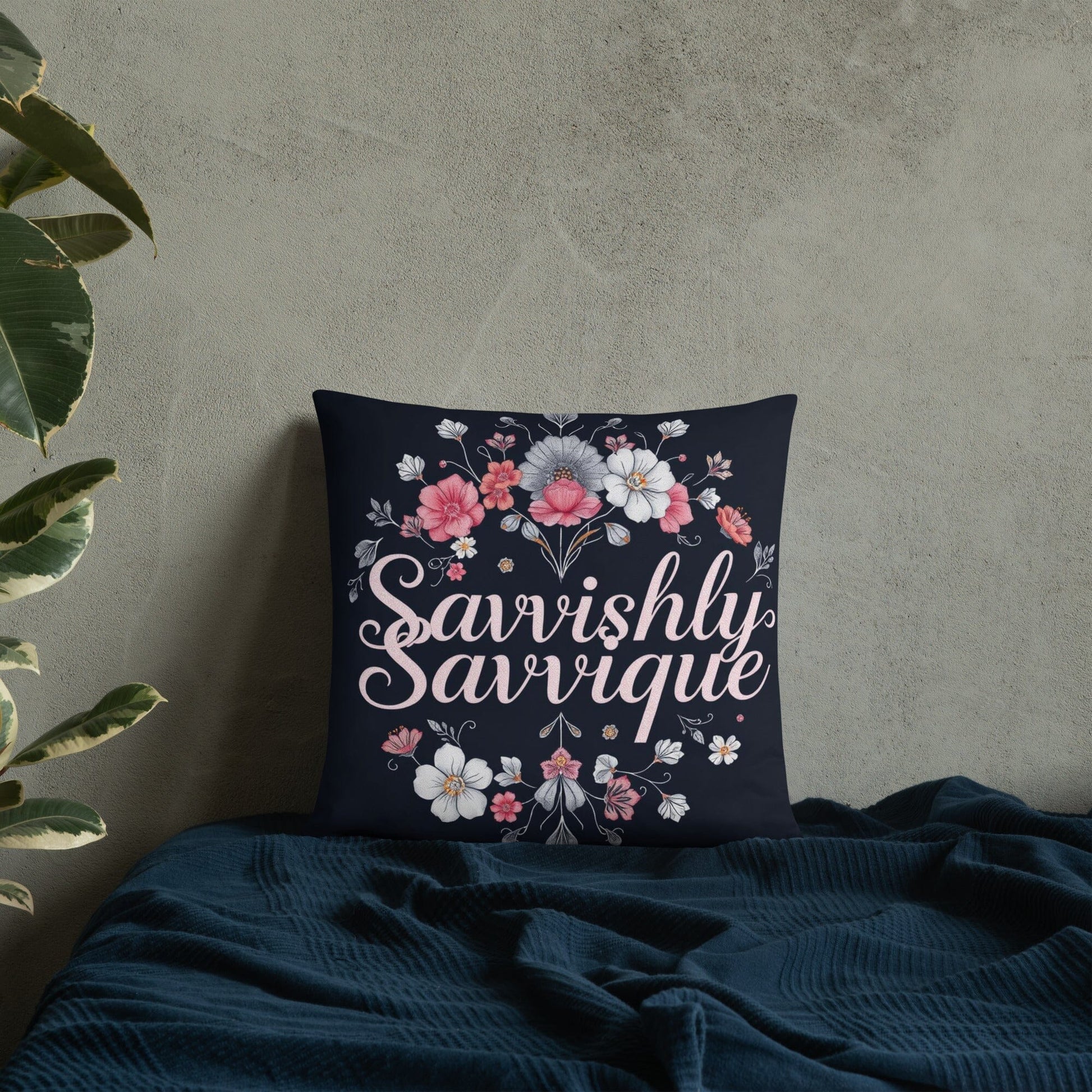 Designer Square Pillow - Complete Set with Insert Included Home Decor Savvishly Savvique