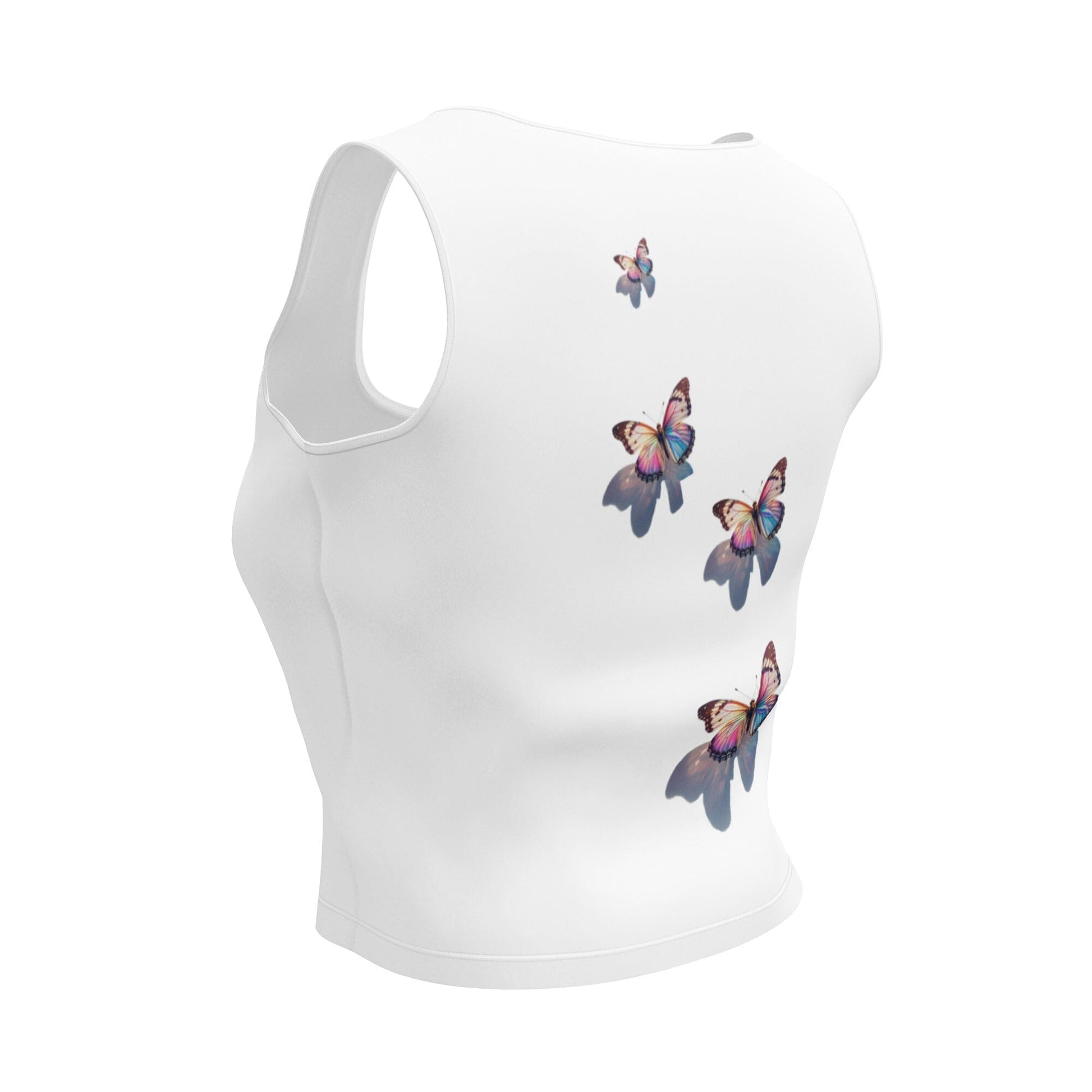 Follow Your Dreams Butterfly Crop Top - Inspirational Design Clothing Savvishly Savvique