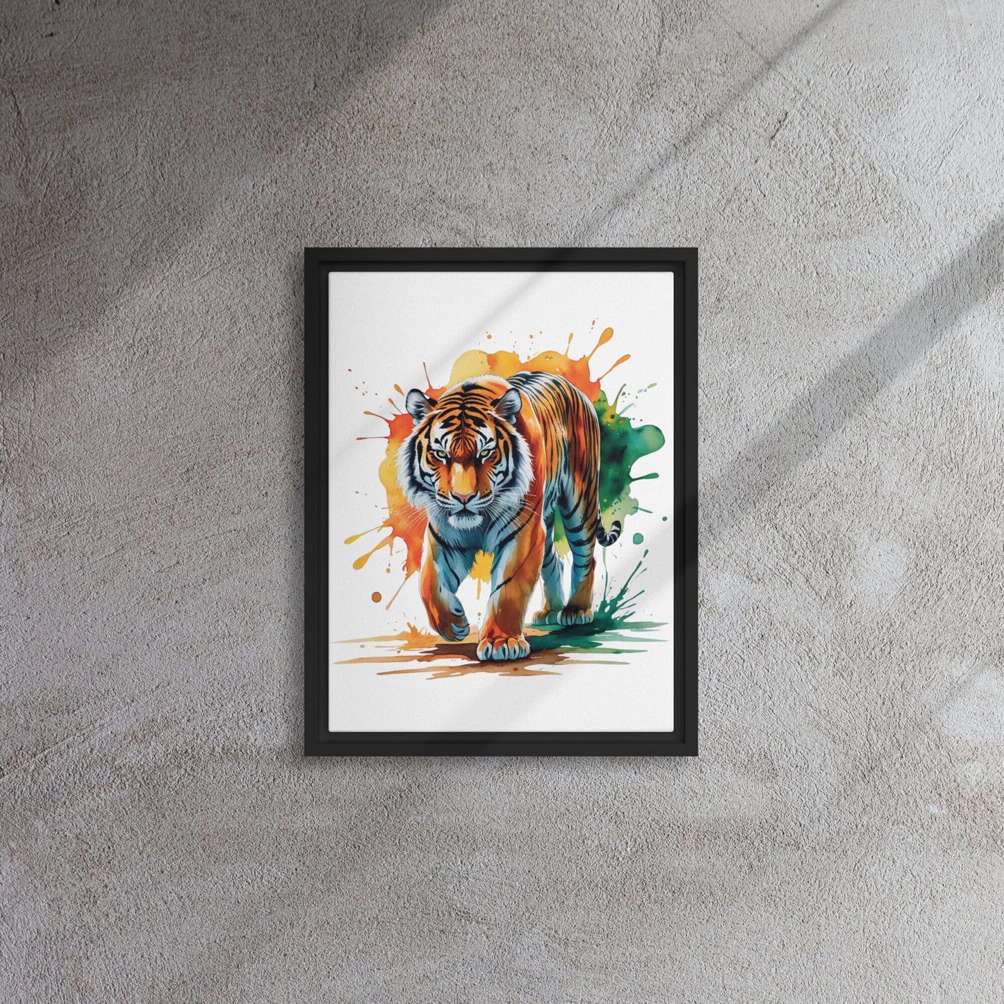 Framed Canvas Print - Elegant Custom Art Display Wall Art Savvishly Savvique Black 12″×16″