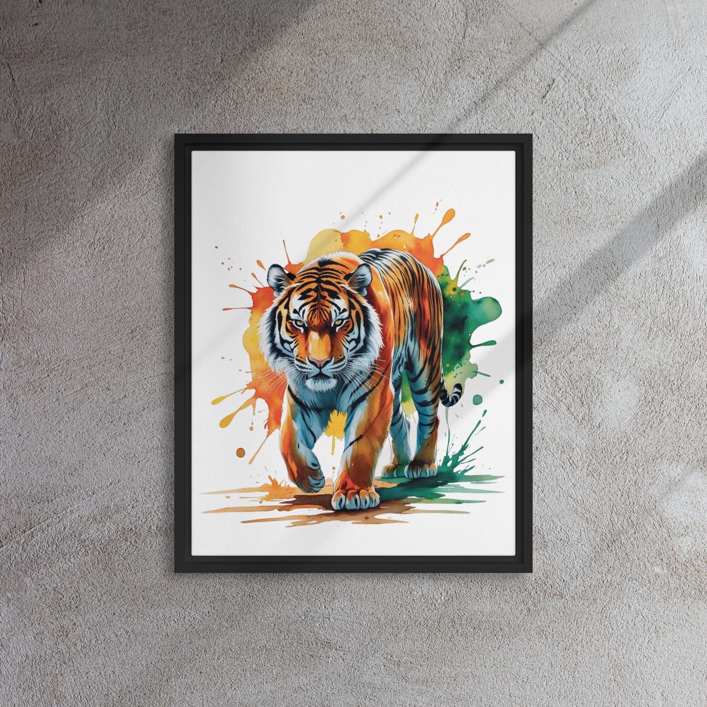 Framed Canvas Print - Elegant Custom Art Display Wall Art Savvishly Savvique Black 16″×20″