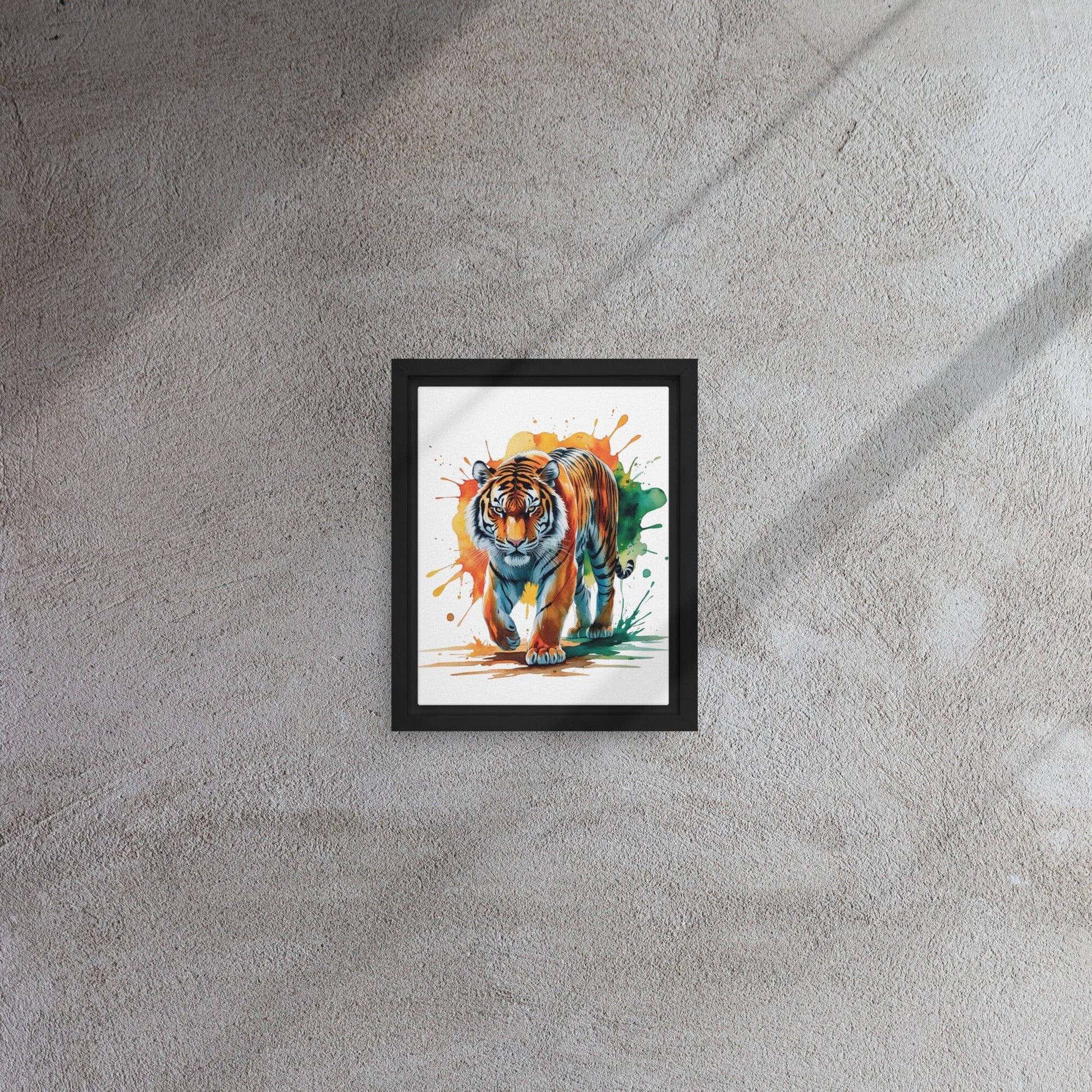 Framed Canvas Print - Elegant Custom Art Display Wall Art Savvishly Savvique Black 8″×10″