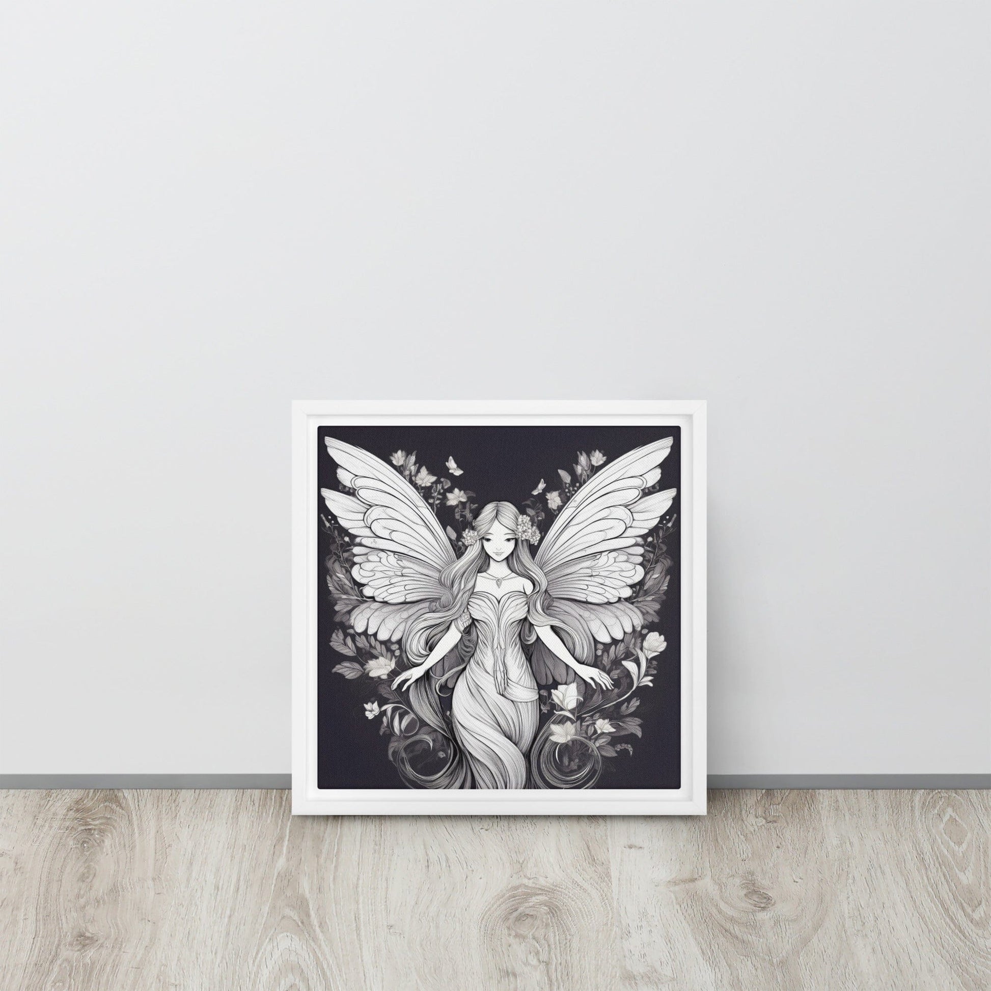 Framed Thick Canvas Print - Gallery-Quality Custom Art Wall Art Savvishly Savvique 12″×12″