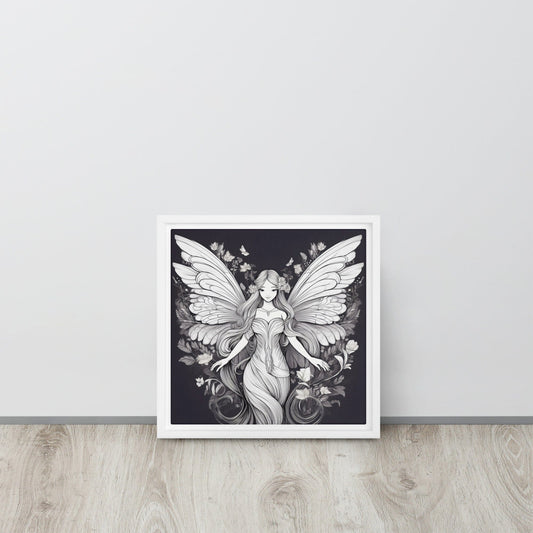 Framed Thick Canvas Print - Gallery-Quality Custom Art Wall Art Savvishly Savvique 12″×12″