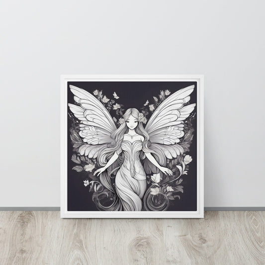 Framed Thick Canvas Print - Gallery-Quality Custom Art Wall Art Savvishly Savvique 16″×16″