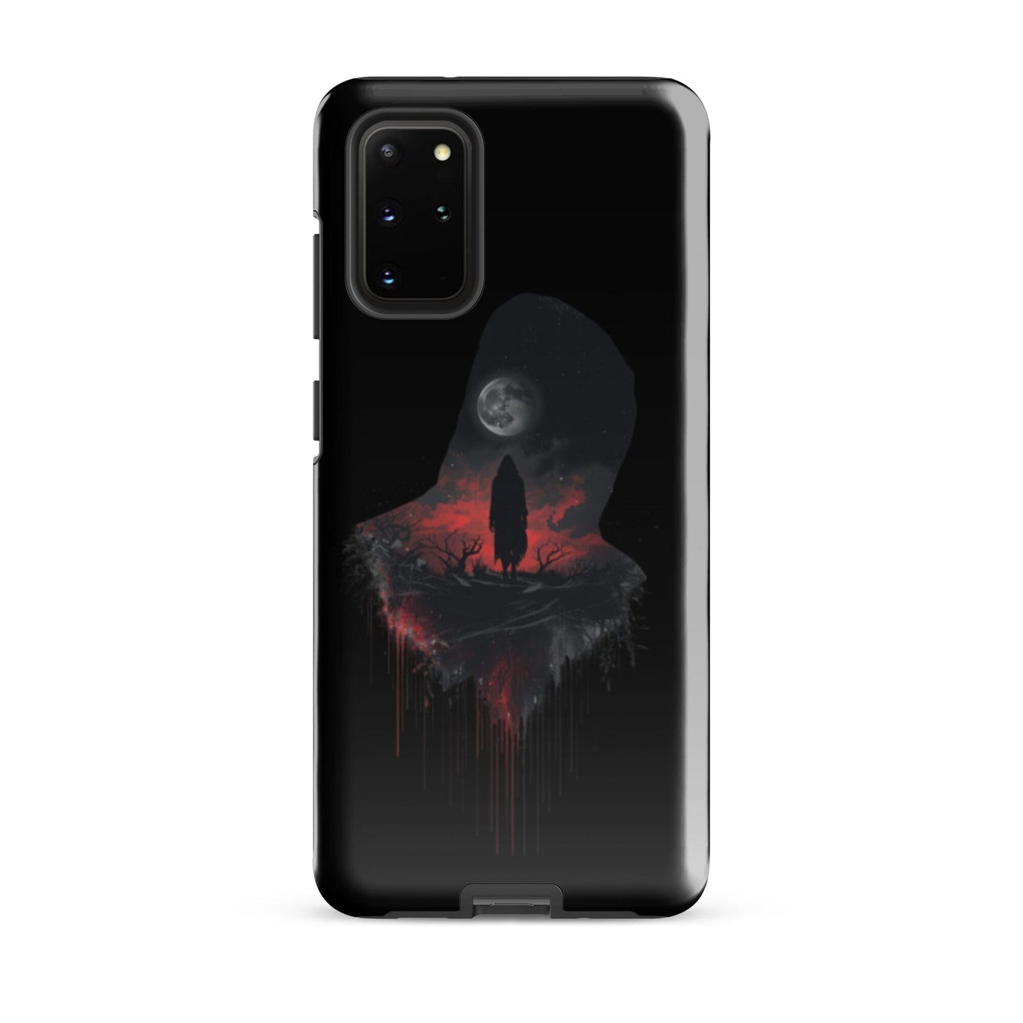 Full Moon & Dark Figure - Dripping Blood Style Tough Case for Samsung® Phone Accessories Savvishly Savvique Samsung Galaxy S20 Plus