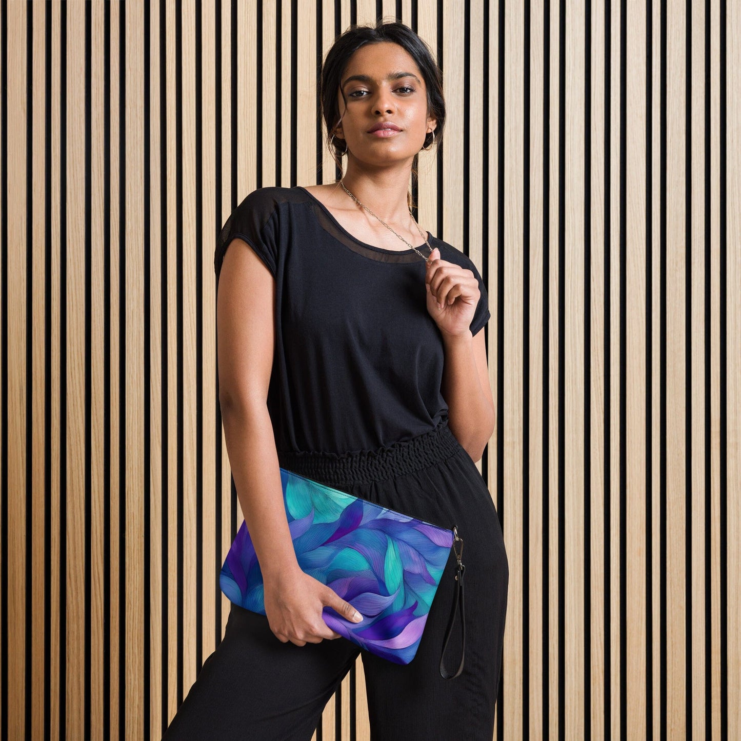 Gym Gal Women's Crossbody Bag - Botanical Geometric Faux Leather Women's Bags Savvishly Savvique