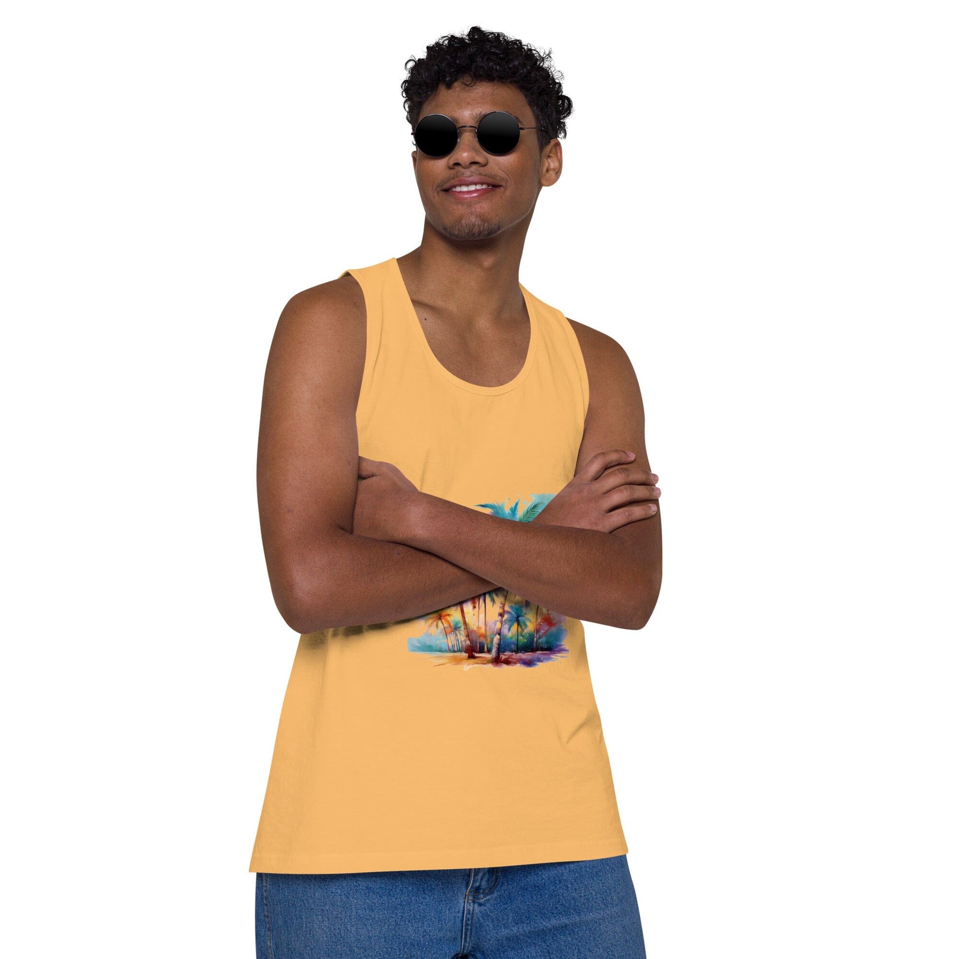 Men's Premium Tank Top - Soft-Washed Comfort & Custom Design Men's Clothing Savvishly Savvique