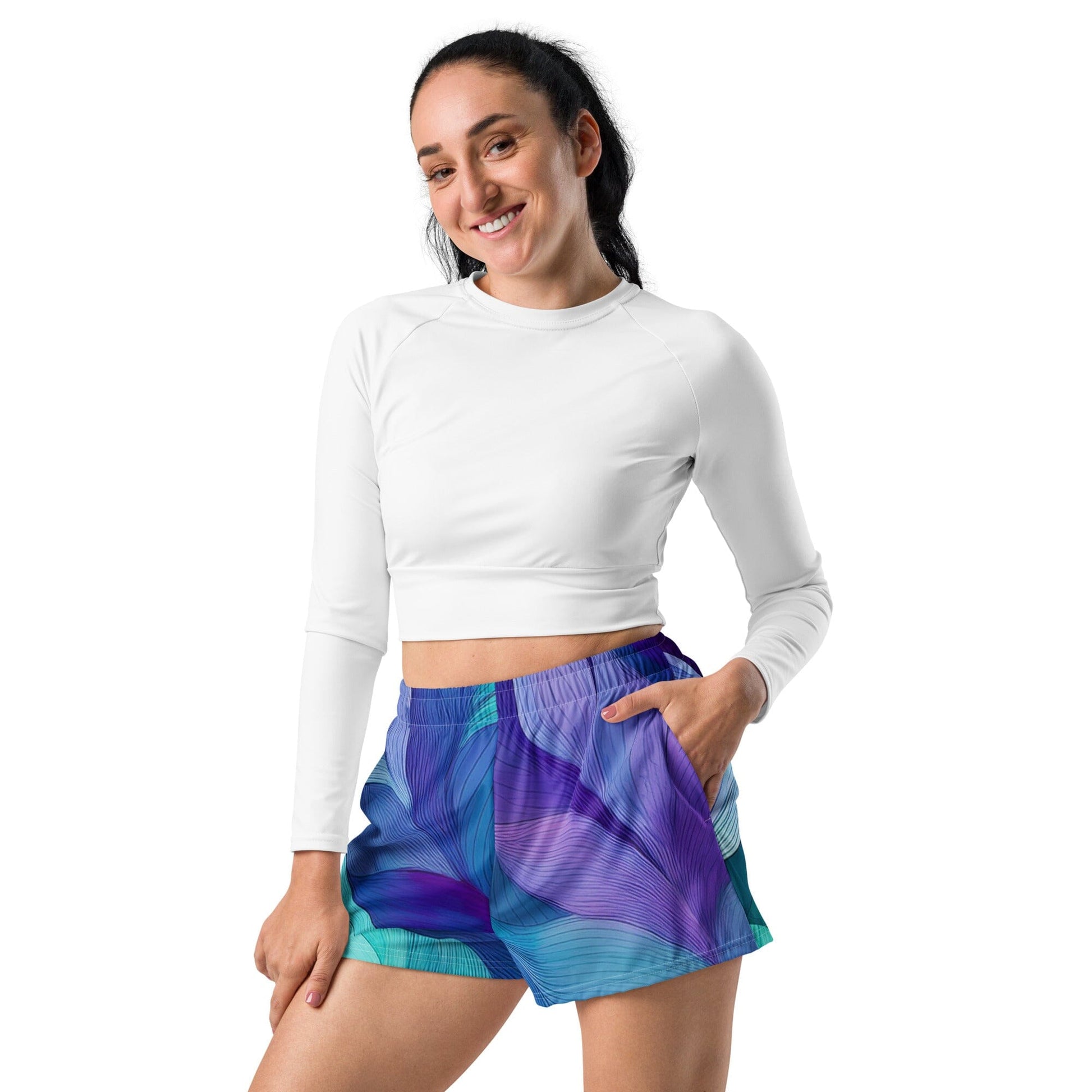 Multi-Purpose Athletic Shorts - Part of The Gym Gal Set Women's Athletic Shorts Savvishly Savvique