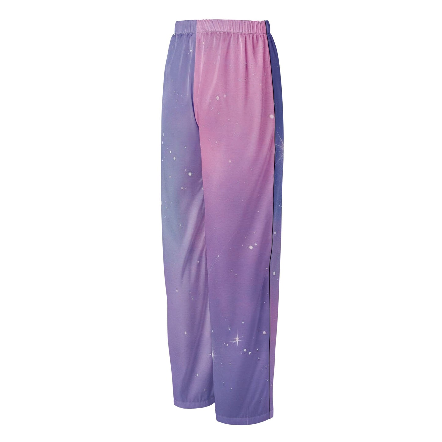 Purple Star Pajama Pants - Pink & Purple Hues with Star Details Sleepwear Savvishly Savvique