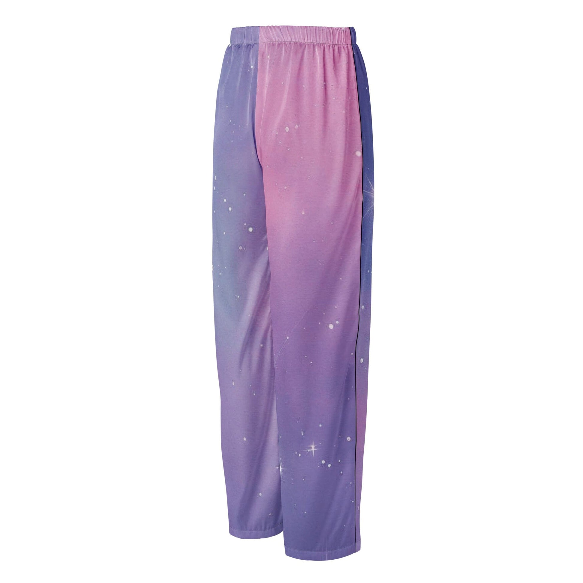 Purple Star Pajama Pants - Pink & Purple Hues with Star Details Sleepwear Savvishly Savvique