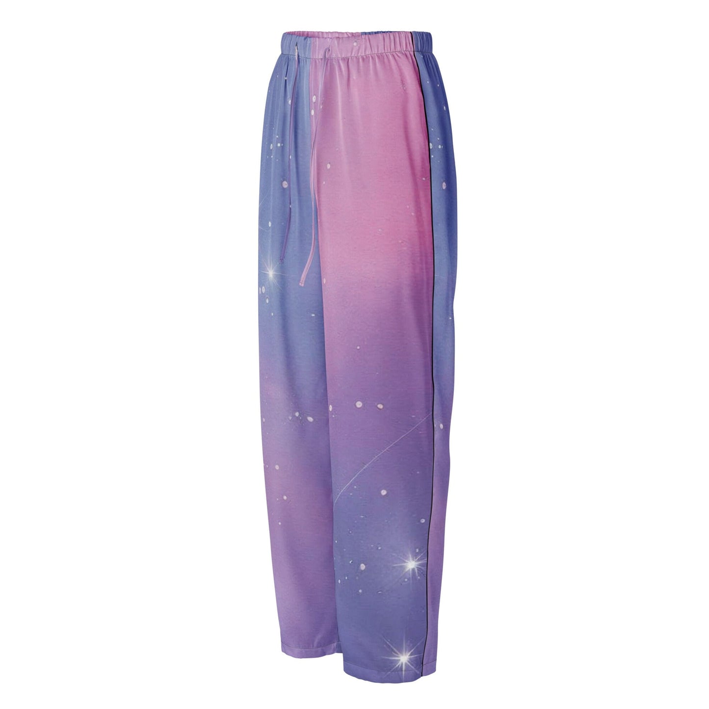 Purple Star Pajama Pants - Pink & Purple Hues with Star Details Sleepwear Savvishly Savvique