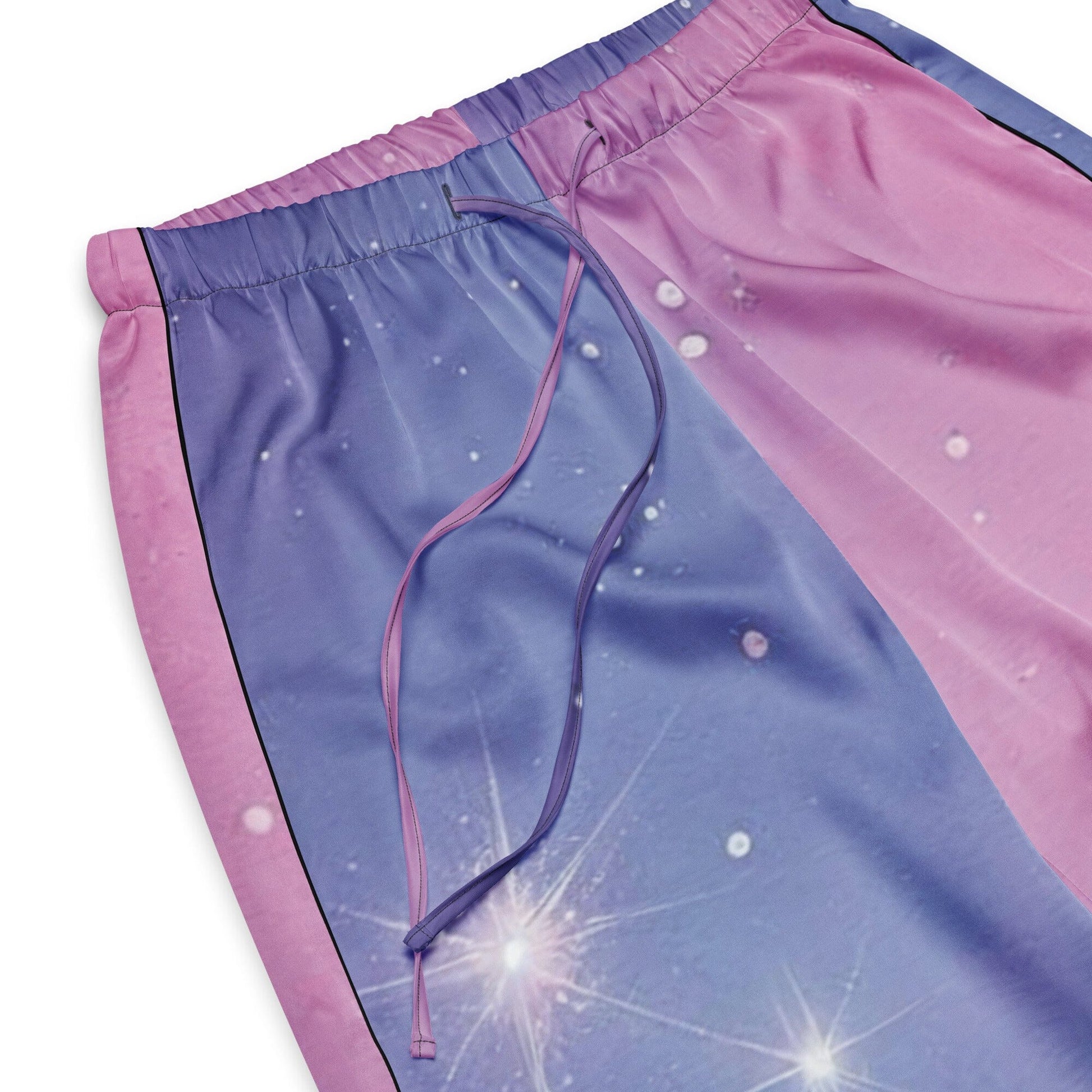Purple Star Pajama Pants - Pink & Purple Hues with Star Details Sleepwear Savvishly Savvique