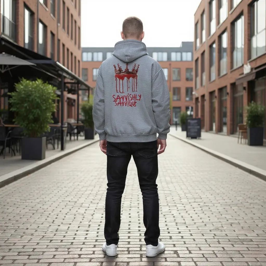 Sinful Hoodie (blood dripping) hoodie Savvishly Savvique