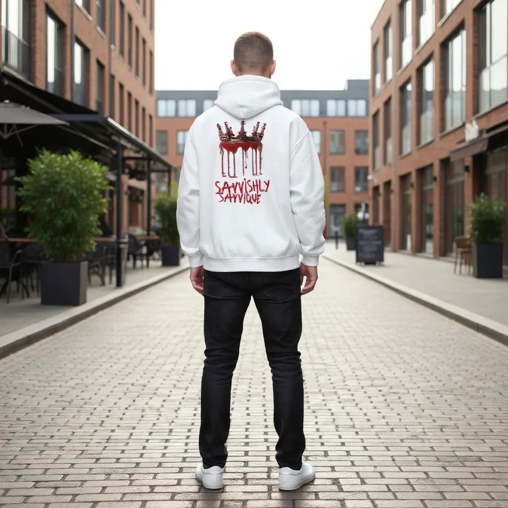 Sinful Hoodie (blood dripping) hoodie Savvishly Savvique