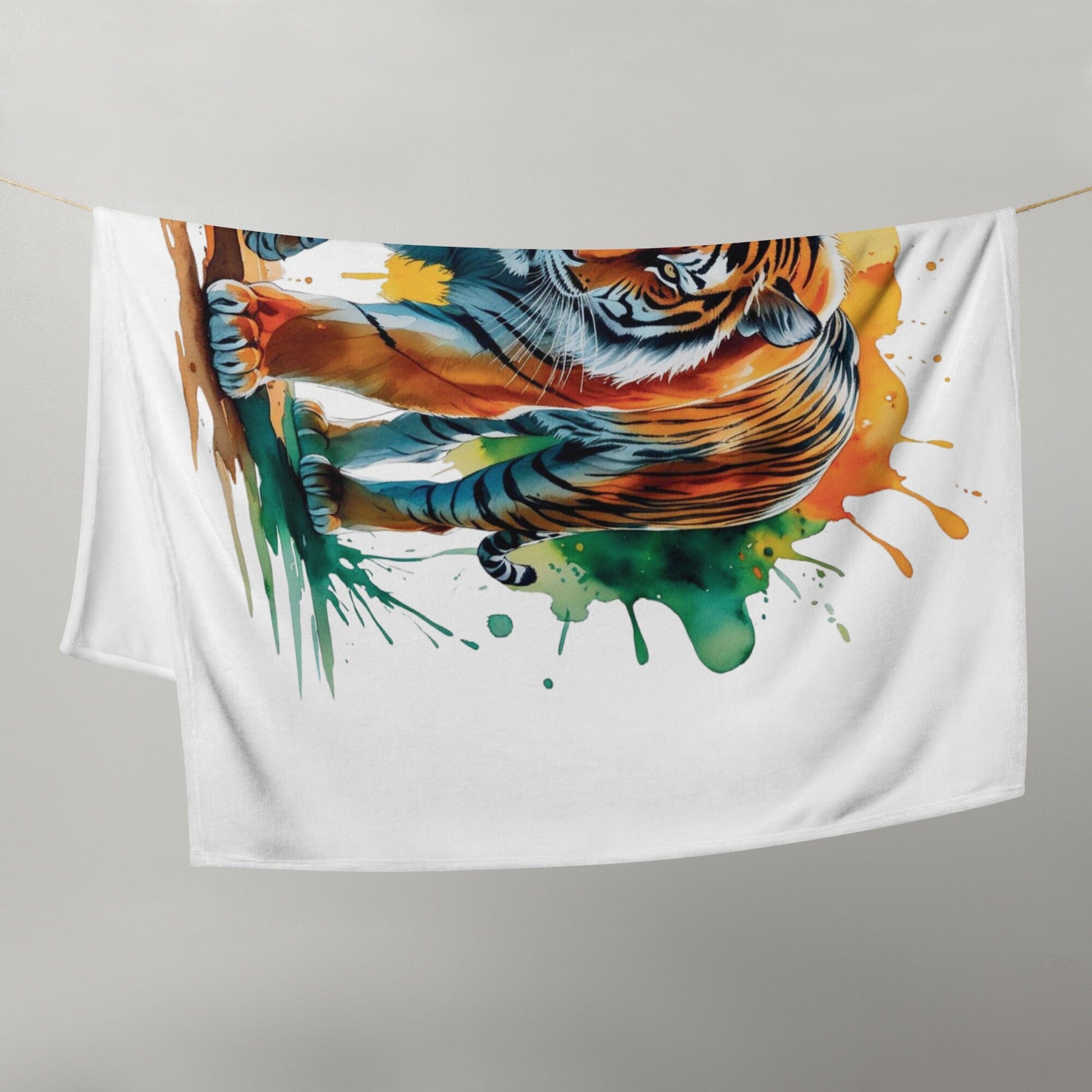 Tiger Design Throw Blanket - Wild Luxury & Safety Combined Home Textiles Savvishly Savvique