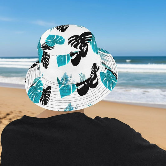 Tropical Lux All Over Print Bucket Hat - Men's Reversible Sun Protection Hat All Over Print Bucket Hat for Men Savvishly Savvique