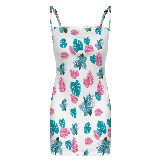 Tropical Lux Women's Bodycon Cami Dress - Sleek Bra-Style Mini Dress Savvishly Savvique