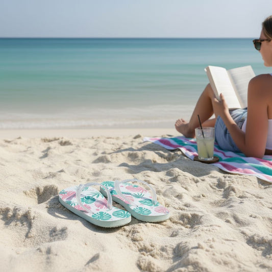 Tropical Lux-Women's Thongs New Flip Flops for Men/Women (040) Savvishly Savvique