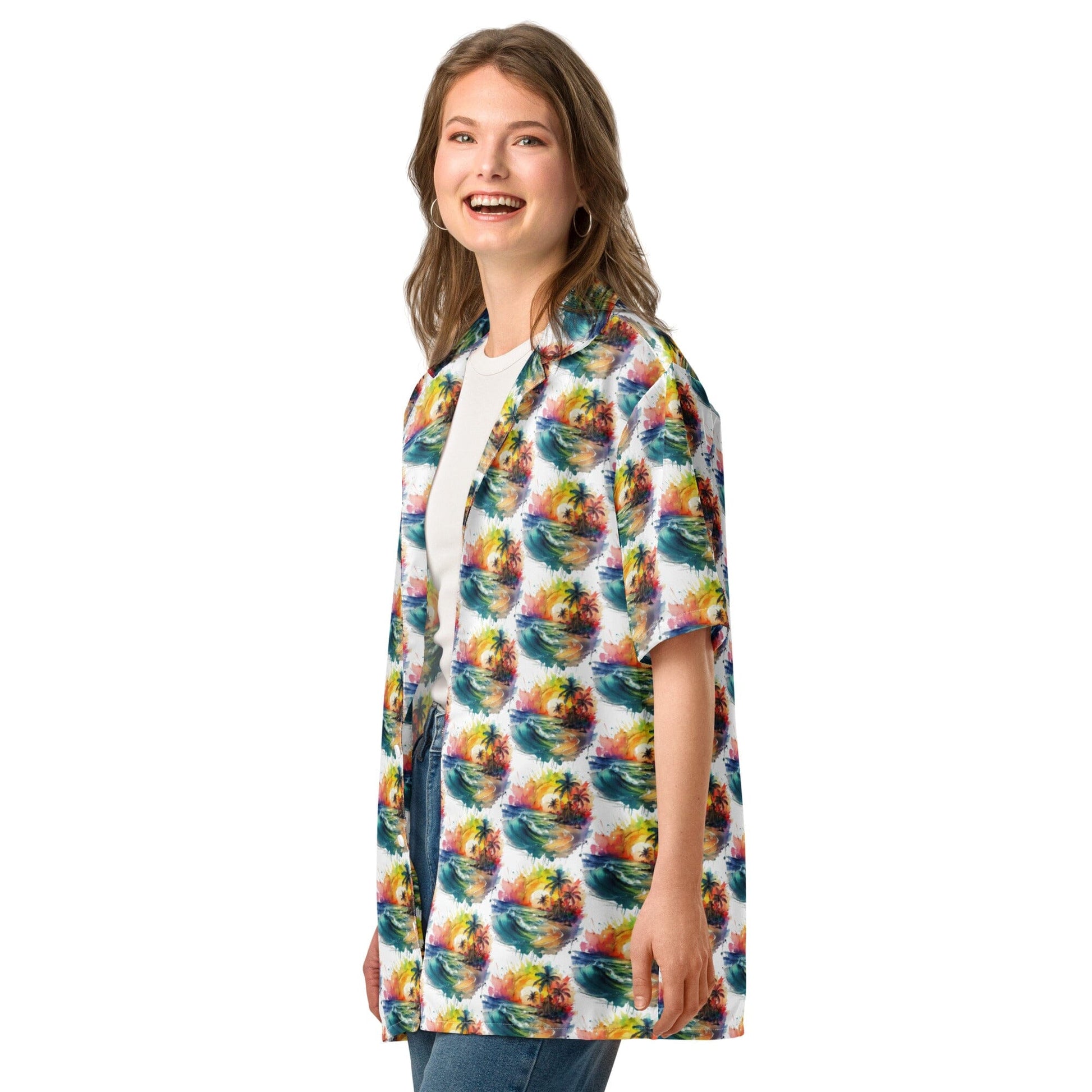 Unisex Custom Button-Up Shirt - Versatile Style for Everyone Unisex Clothing Savvishly Savvique