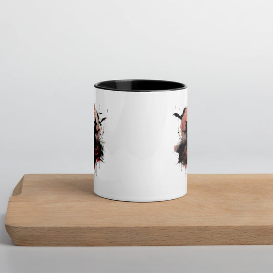 Witchin' Around in the Dark - Halloween Mug with Colorful Interior mug Savvishly Savvique