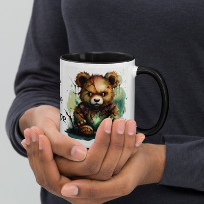 Bear Coffee Mug with Colored Interior - Ceramic Mug Drinkware Savvishly Savvique 
