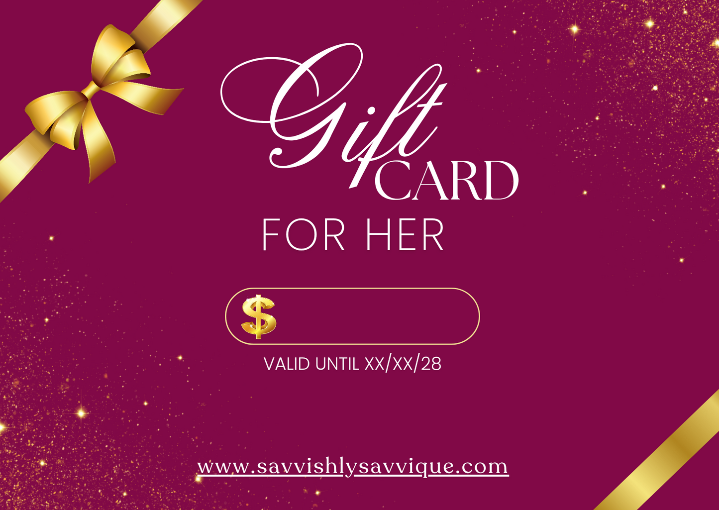 Savvishly Savvique Gift Card