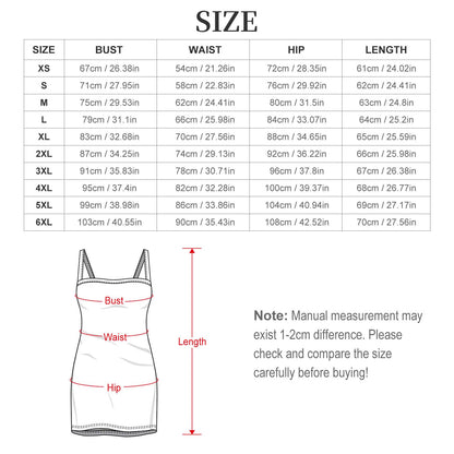Christmas Bodycon Slip dress Women's Bodycon Cami Dress Artsadd 