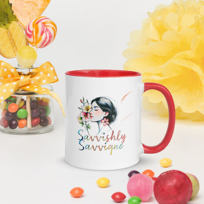 Color Inside Ceramic Mug - 10 Vibrant Interior Colors Available Drinkware Savvishly Savvique 