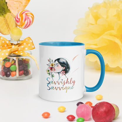 Color Inside Ceramic Mug - 10 Vibrant Interior Colors Available Drinkware Savvishly Savvique 