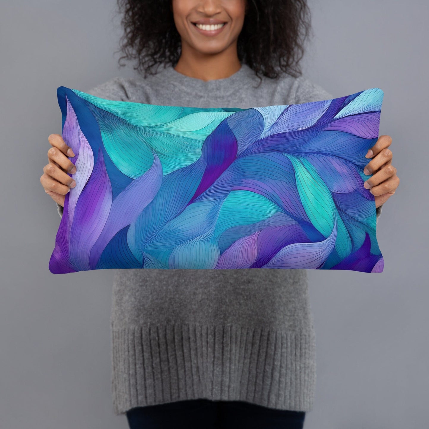 Custom Throw Pillow - Multiple Sizes & Vibrant Colors Home Decor Savvishly Savvique 20″×12″ 