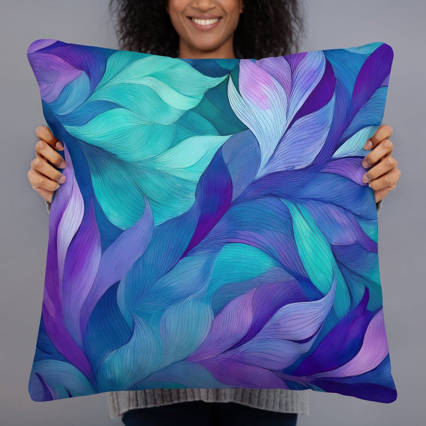 Custom Throw Pillow - Multiple Sizes & Vibrant Colors Home Decor Savvishly Savvique 22″×22″ 