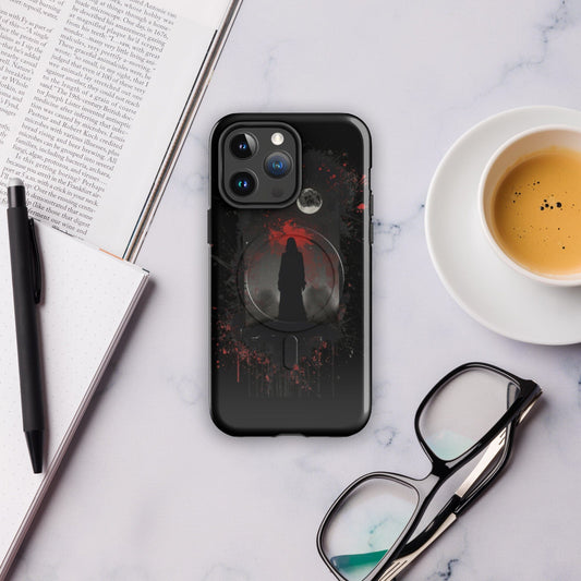 Dark figure in the night-MagSafe® tough case for iPhone® Phone Cases Savvishly Savvique Glossy iPhone 14 Pro Max 