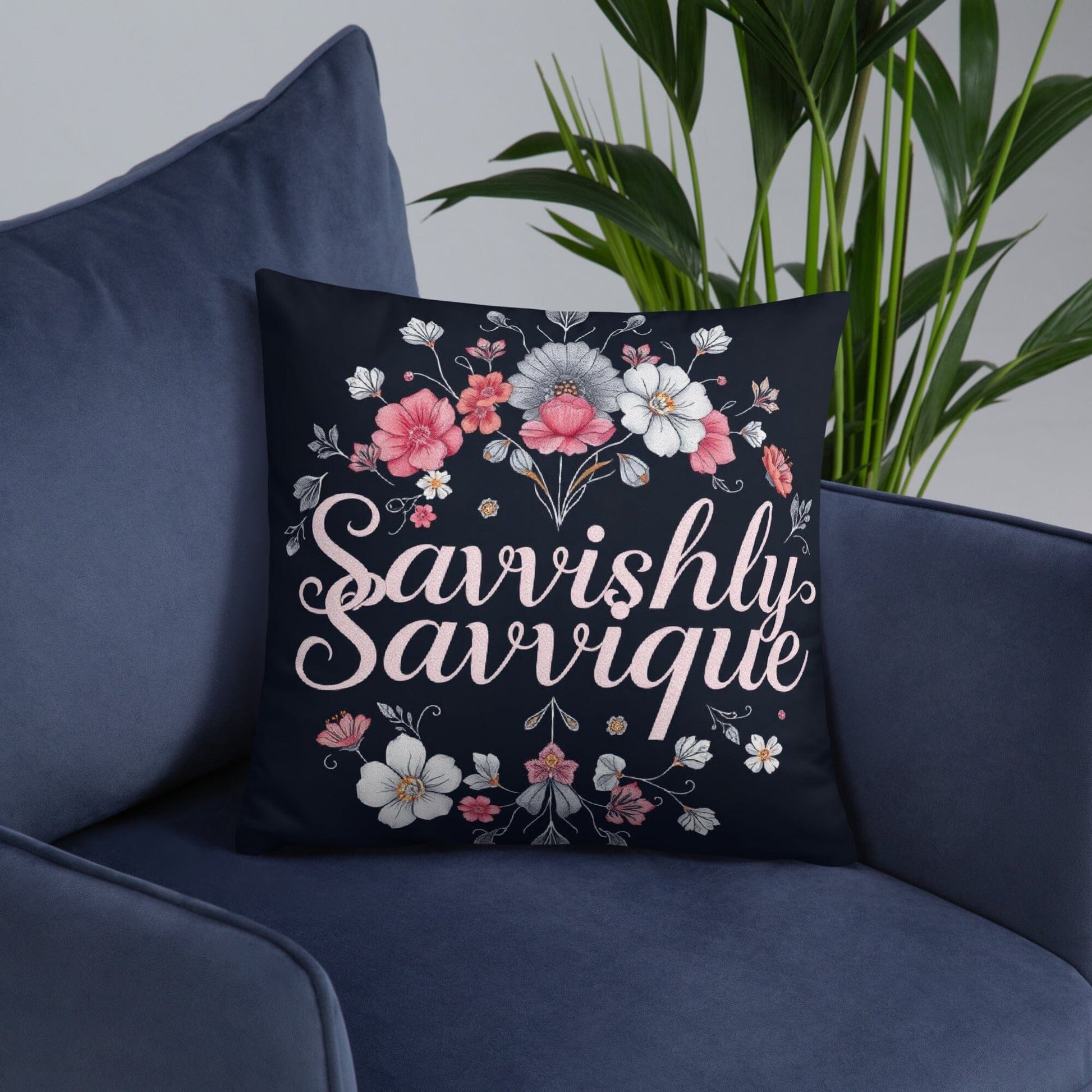 Designer Square Pillow - Complete Set with Insert Included Home Decor Savvishly Savvique 