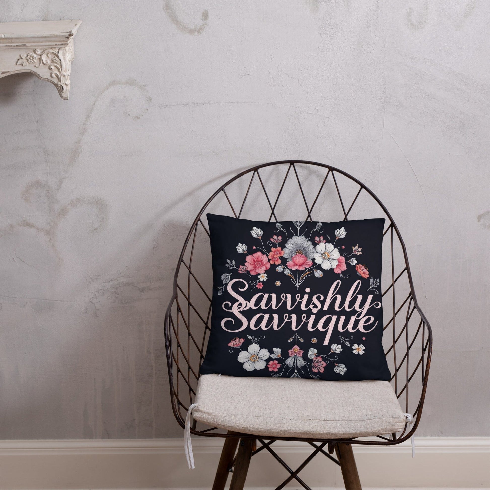 Designer Square Pillow - Complete Set with Insert Included Home Decor Savvishly Savvique 