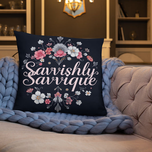 Designer Square Pillow - Complete Set with Insert Included Home Decor Savvishly Savvique 