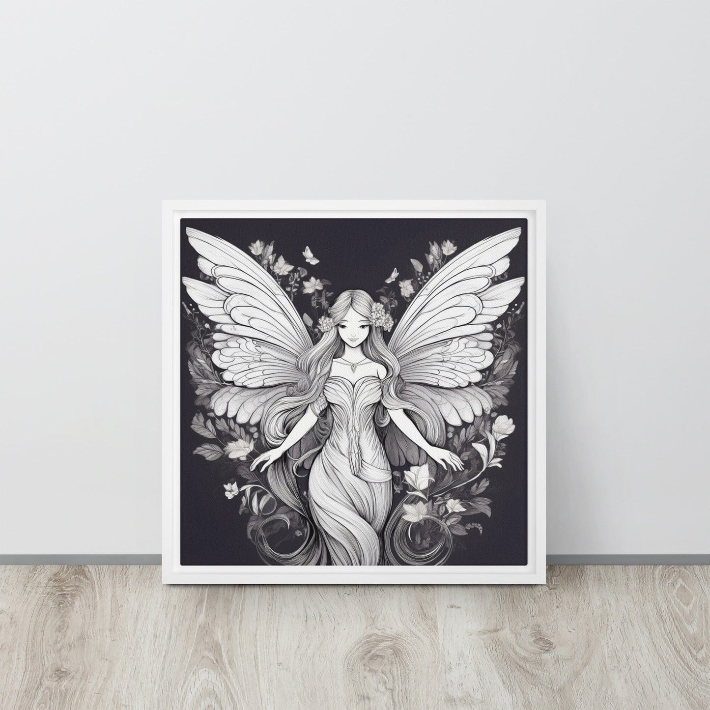 Framed Thick Canvas Print - Gallery-Quality Custom Art Wall Art Savvishly Savvique 16″×16″ 