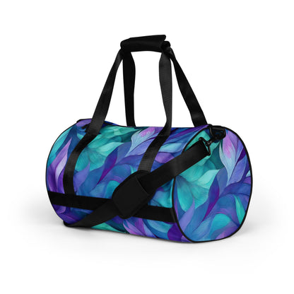 Gym Gal Fitness Bag - Botanical Geometric Design Fitness Accessories Savvishly Savvique 