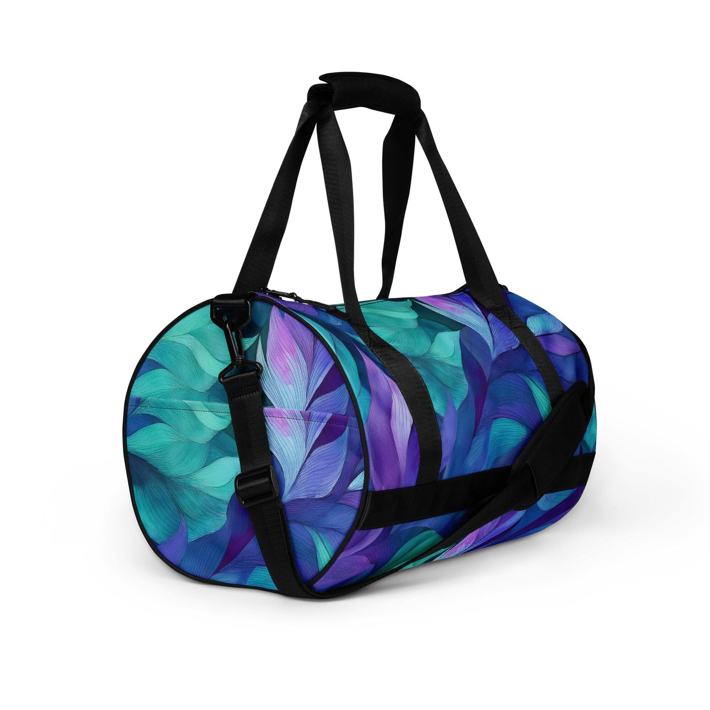 Gym Gal Fitness Bag - Botanical Geometric Design Fitness Accessories Savvishly Savvique 