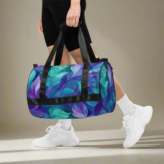 Gym Gal Fitness Bag - Botanical Geometric Design Fitness Accessories Savvishly Savvique 