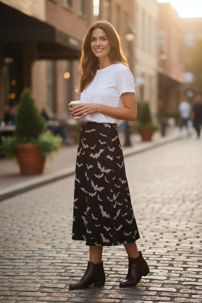 High-Waisted Fishtail Skirt skirts Savvishly Savvique 