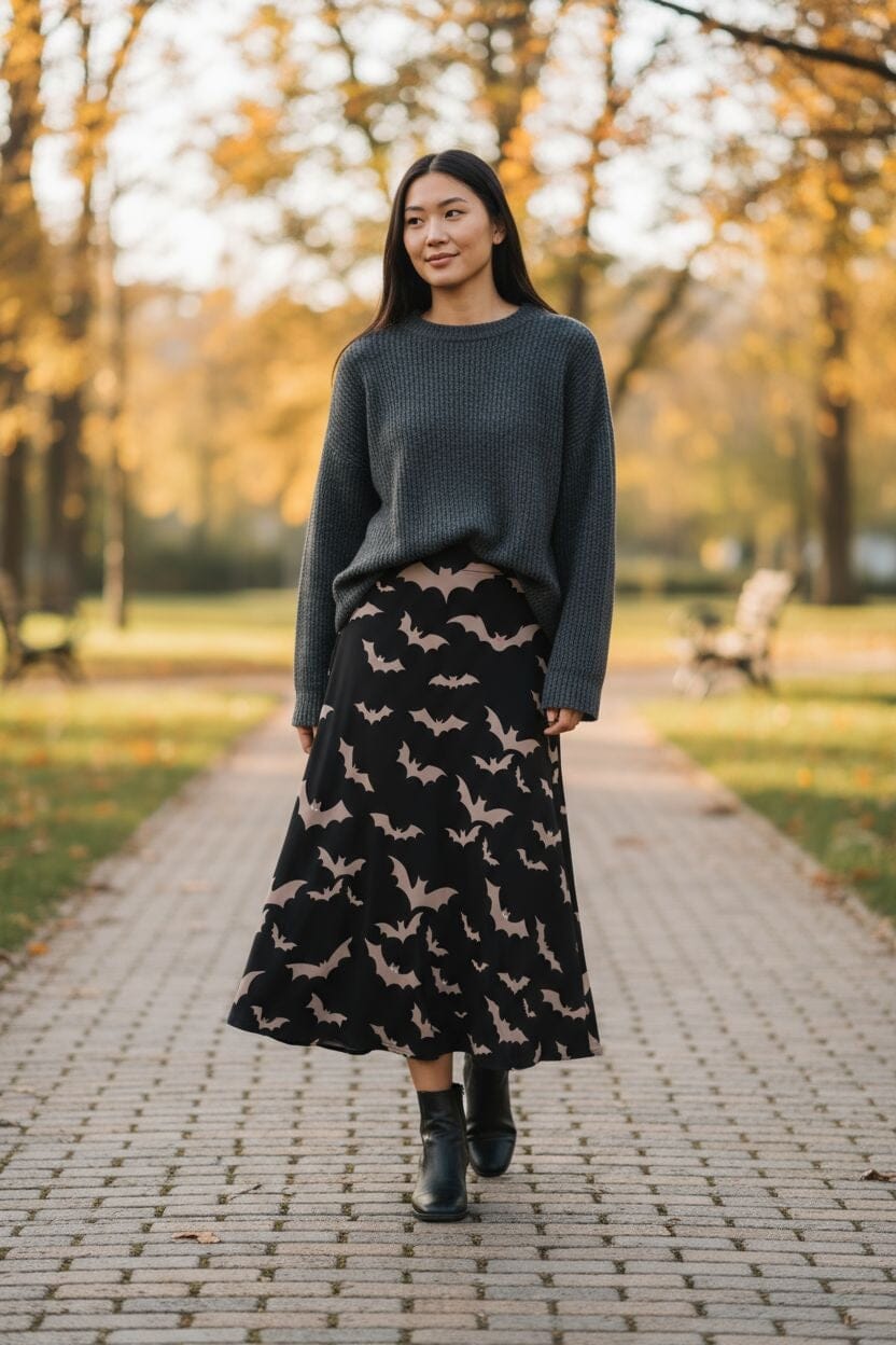 High-Waisted Fishtail Skirt skirts Savvishly Savvique black S 