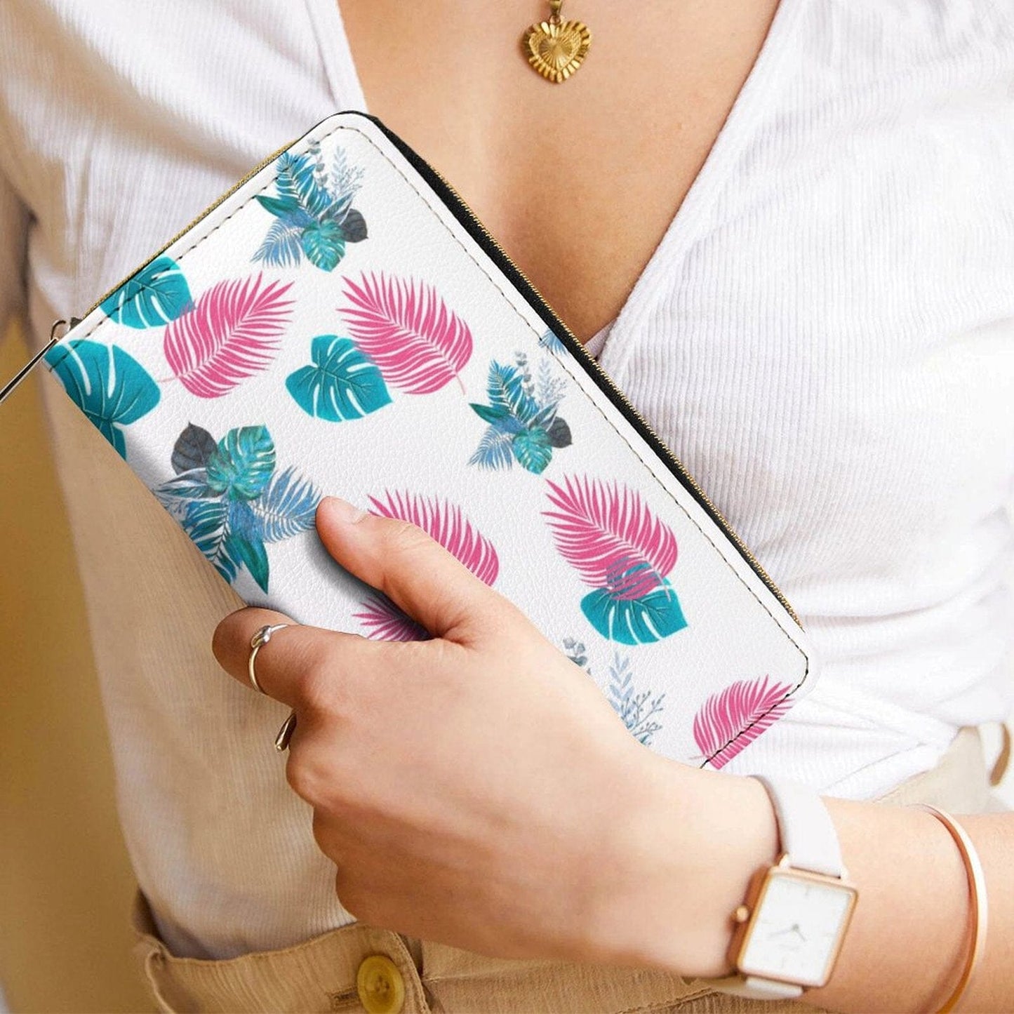Waterproof Woman's Wallet- Tropical Lux