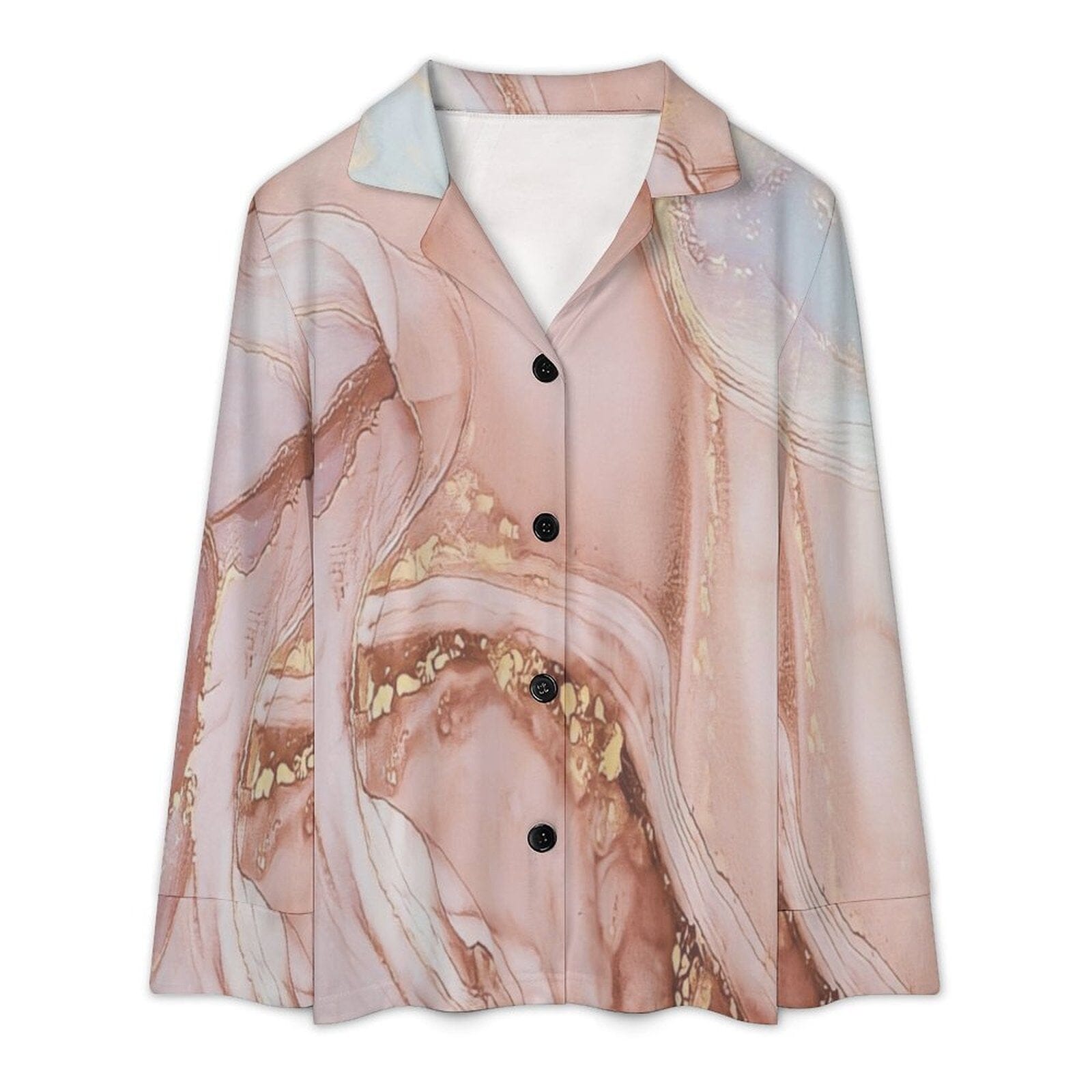 Long Sleeve Pajama Set - Lush Rosé Collection Pajama Sets Savvishly Savvique 