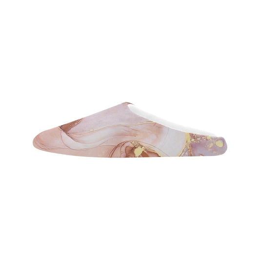 Lush Rosé Cotton Slippers - Non-Slip Home Comfort Women's Footwear - Slippers Savvishly Savvique 