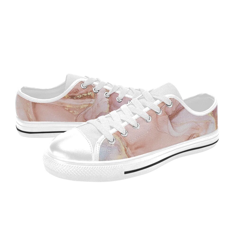 Lush Rosé Women's Canvas Shoes - Comfortable Casual Sneakers Women's Shoes Savvishly Savvique 