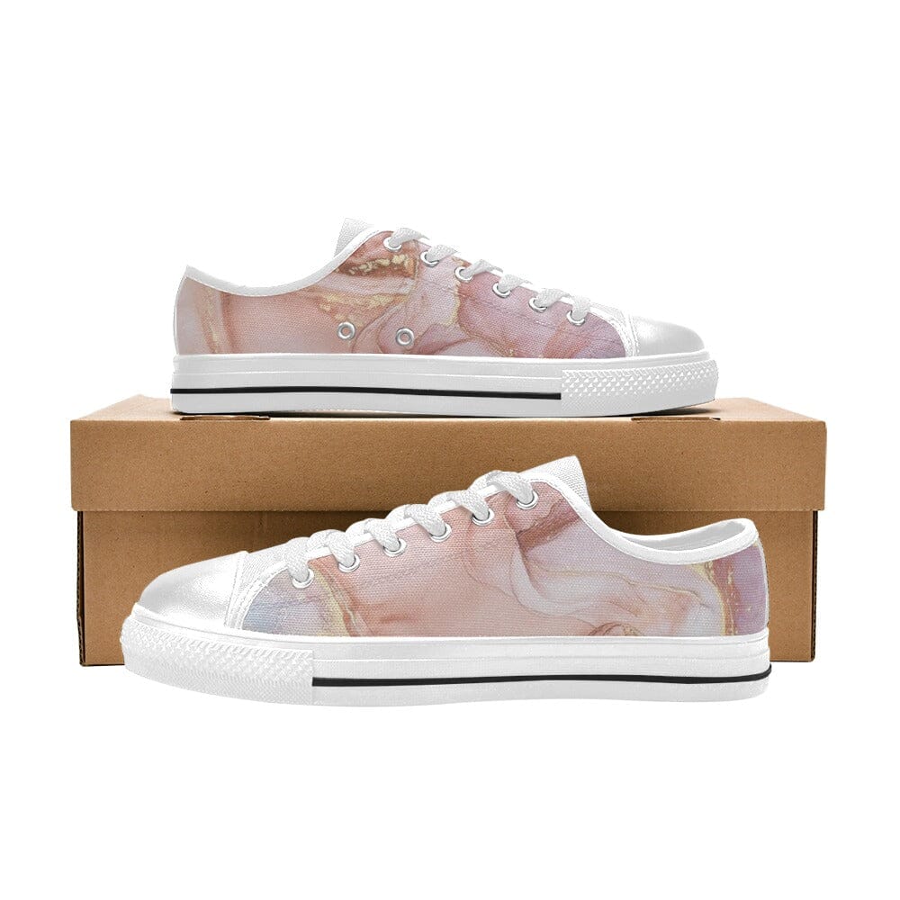 Lush Rosé Women's Canvas Shoes - Comfortable Casual Sneakers Women's Shoes Savvishly Savvique 