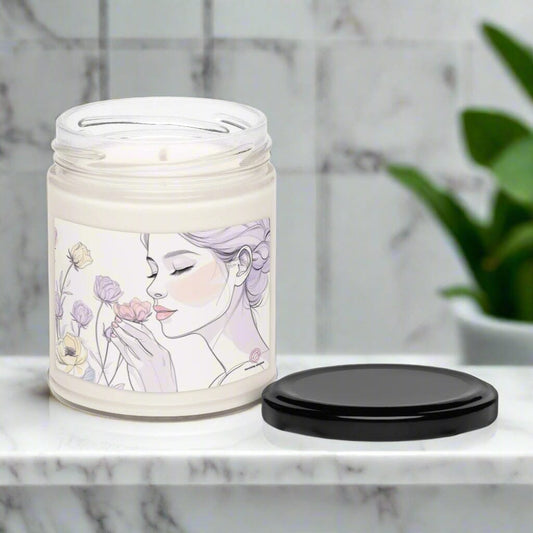 Luxury Soy Candle - 50-60 Hour Burn Time Aromatherapy Bliss Home Fragrance Savvishly Savvique Apple Harvest 