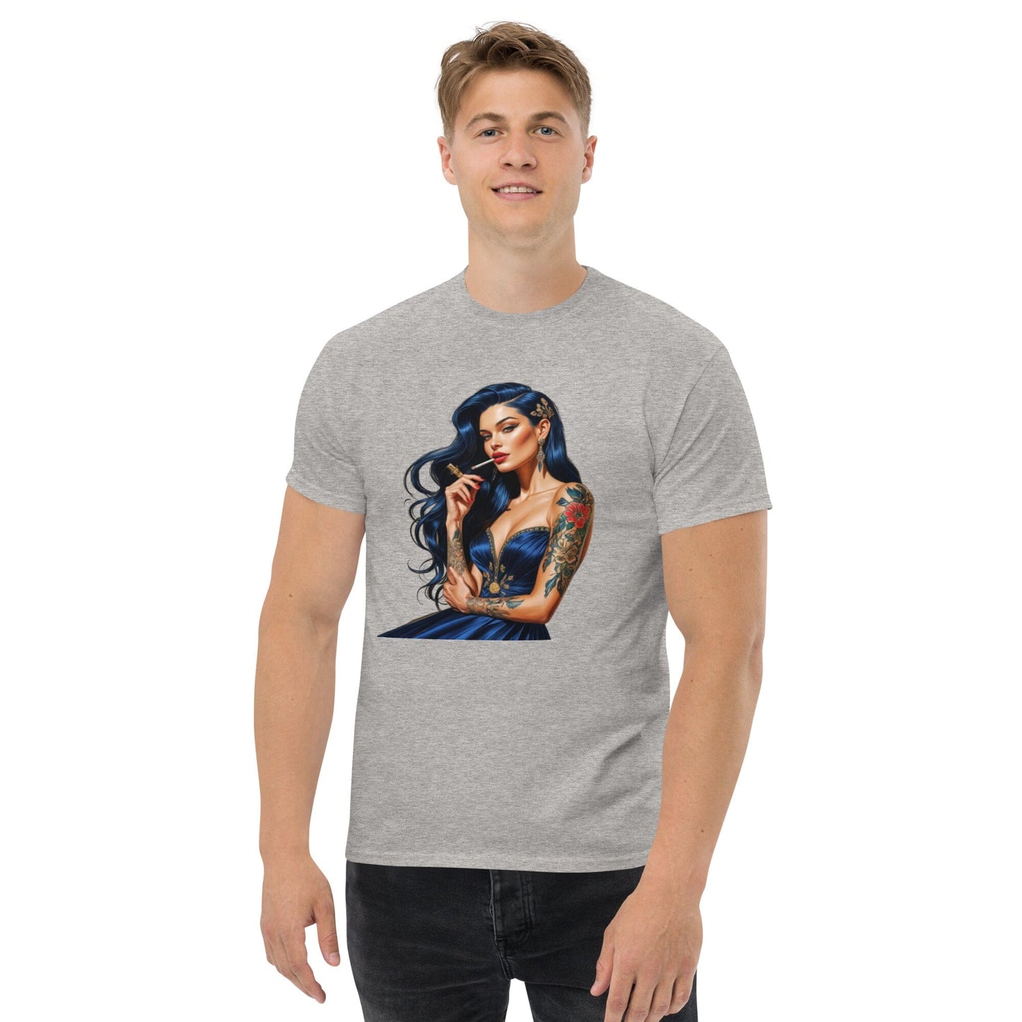 Men's Classic Cotton Tee - Customer-Approved Comfort Clothing Savvishly Savvique Sport Grey S 