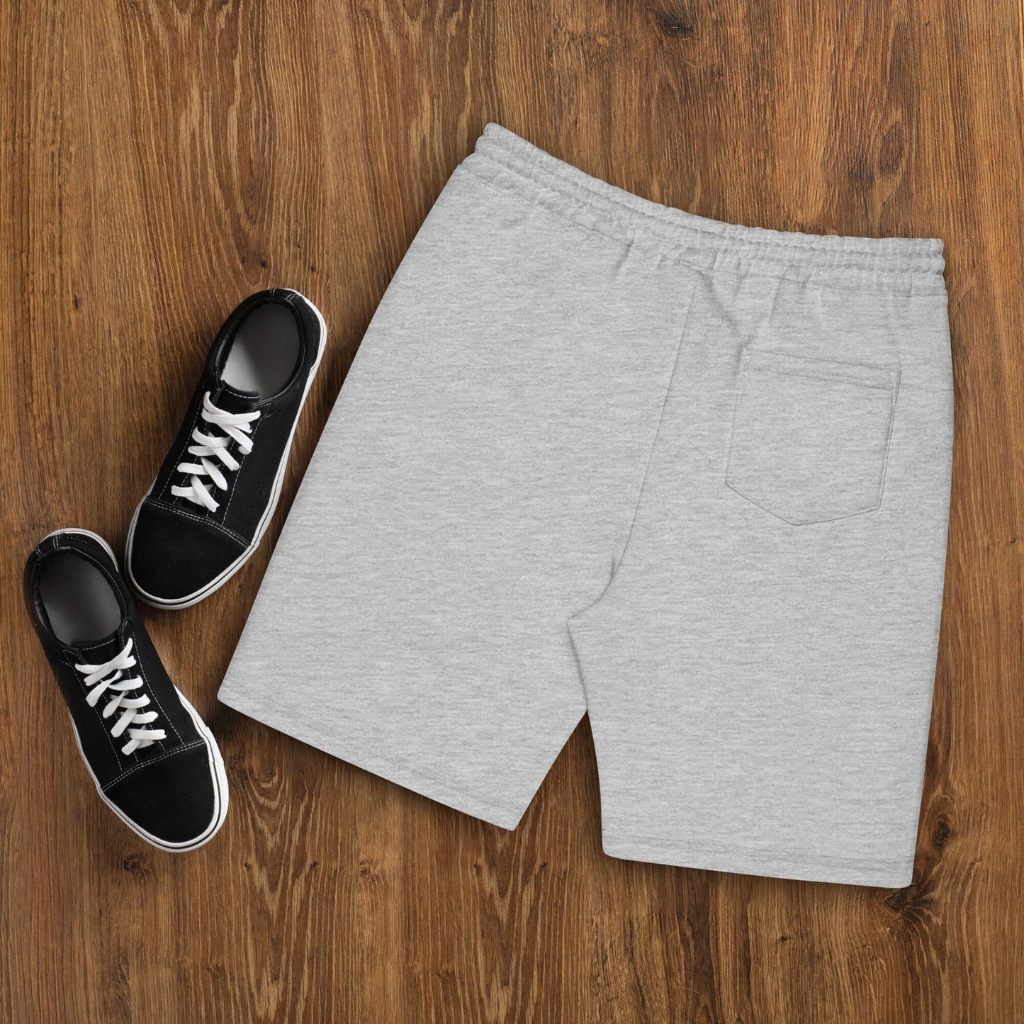 Men's Fleece Shorts with Skull Detail - Edgy Comfort Style Men's Shorts Savvishly Savvique 